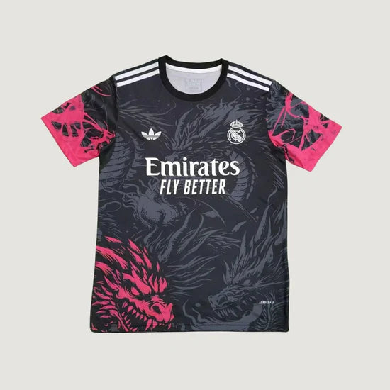 Real Madrid - Maillot concept - Dragons Noir, Rouge