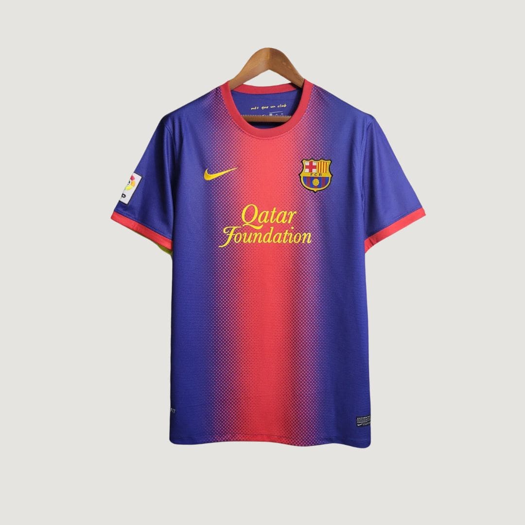 FC Barcelone - Maillot Rétro 12/13 - Bleu, Rouge