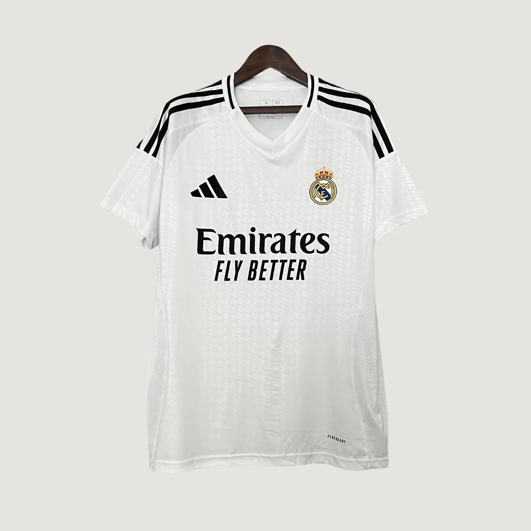 Real Madrid - Maillot Domicile 24/25 - Blanc / Noir ( Fan )