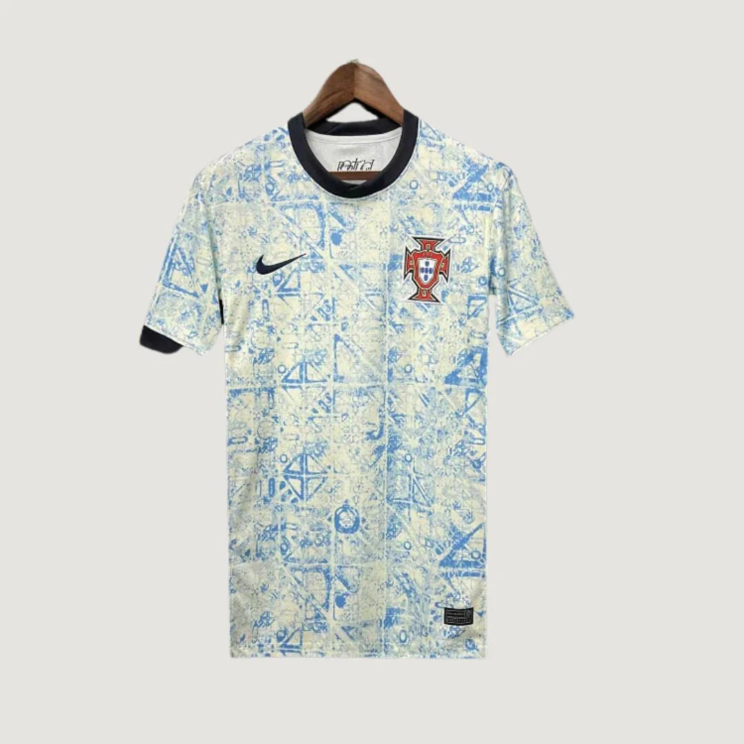 Portugal - Maillot Extérieur 24/25 - Blanc,Bleu