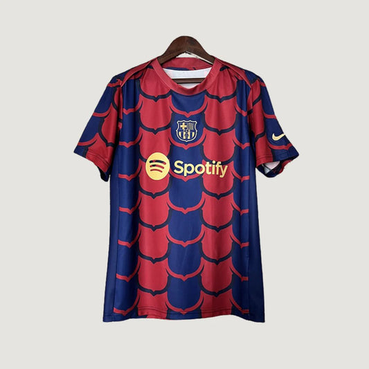 FC Barcelone - Maillot d'Entraînement 24/25 - Rouge, Bleu